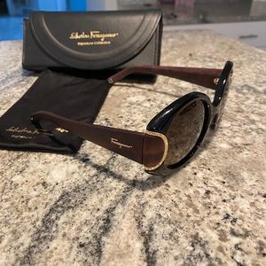 Women's Tortoise Ferragamo Sunglasses